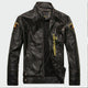 Lamborghini Vintage Biker Leather Jacket